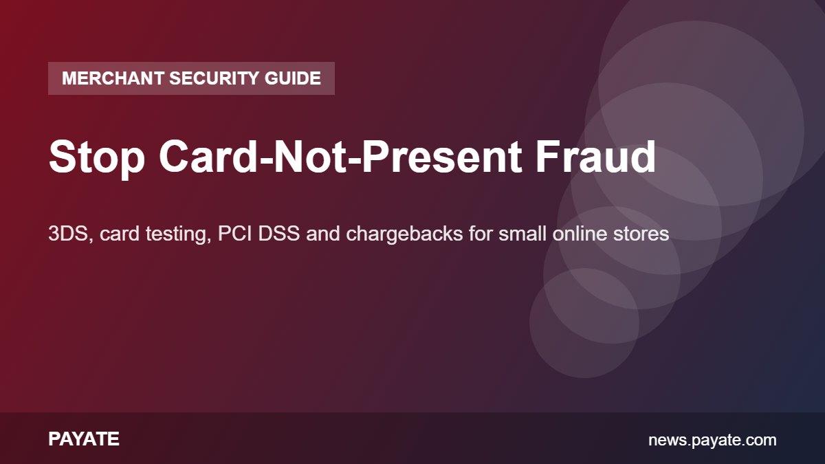 Card-Not-Present Fraud Prevention for Small Merchants