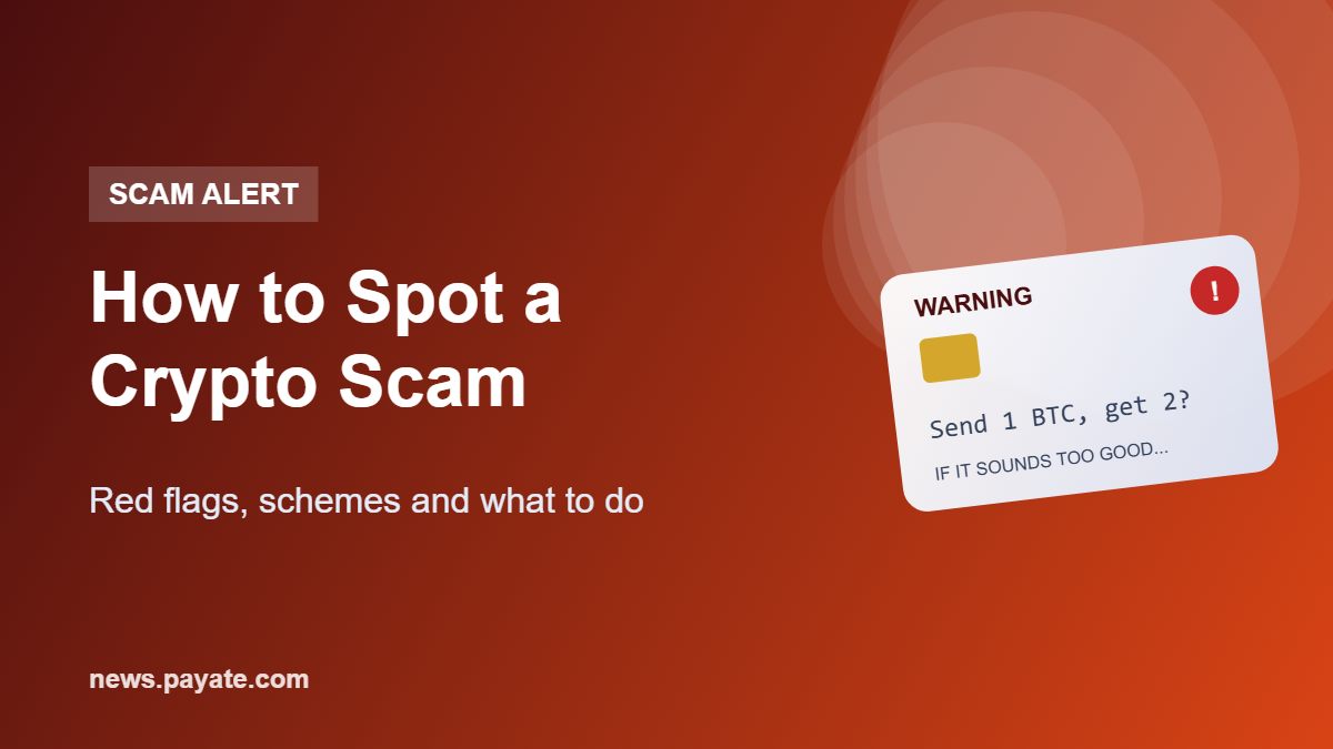How to Spot a Crypto Scam: Red Flags & What to Do (2026)