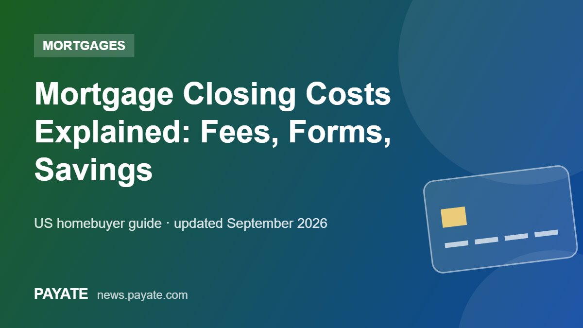 Mortgage Closing Costs Explained: Fees, Forms, Savings